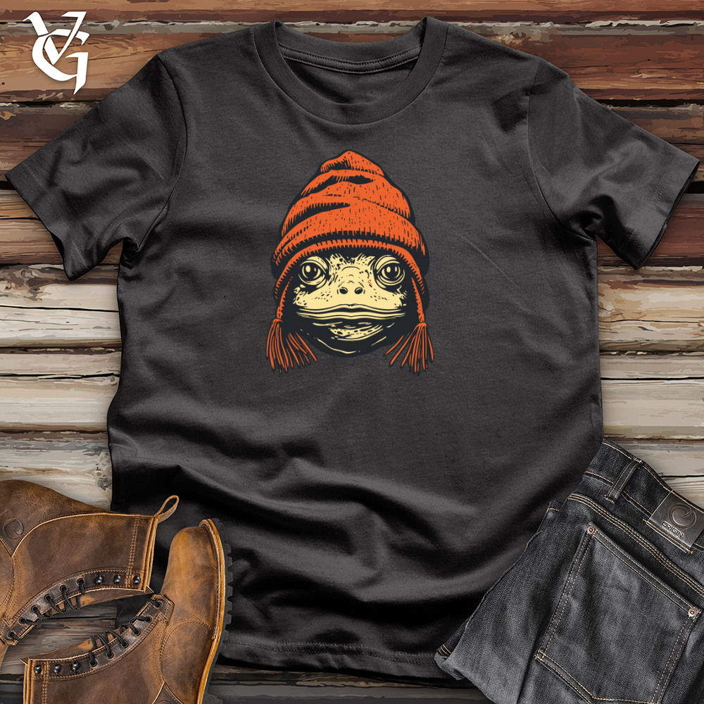 Vintage Beanied Frog Cotton Tee