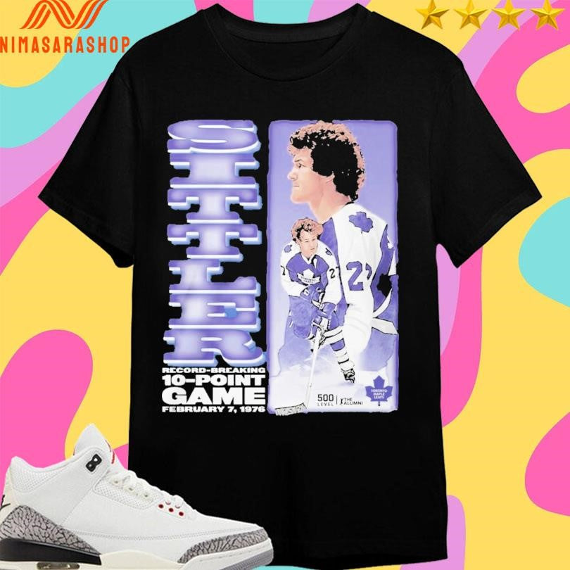 Darryl Sittler 10 Point Game 50th Anniversary February 7 1976 Shirts