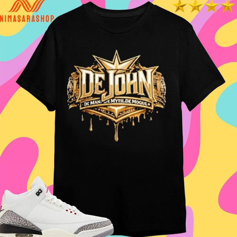 DeJohn De Man De Myth De Mogul Logo Shirts