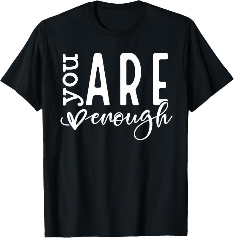 Dear Person Behind Me You Are Enough Love Awareness Peace T-Shirt Cotton Fit Hoodie, Sweatshirt | UrbanDripWear.com