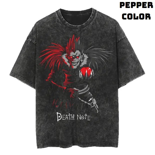 Death Note Shinigami Vintage Tee, Ryuk T-Shirt, Death Note Shirt, Vintage Graphic Tees, Unisex Anime Manga Shirt Top...