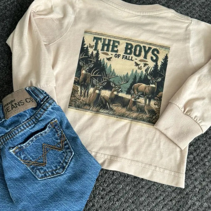 Deer Hunting Long Sleeve Tshirt-The Boys of Fall Hoodie, Sweatshirt | UrbanDripWear.com