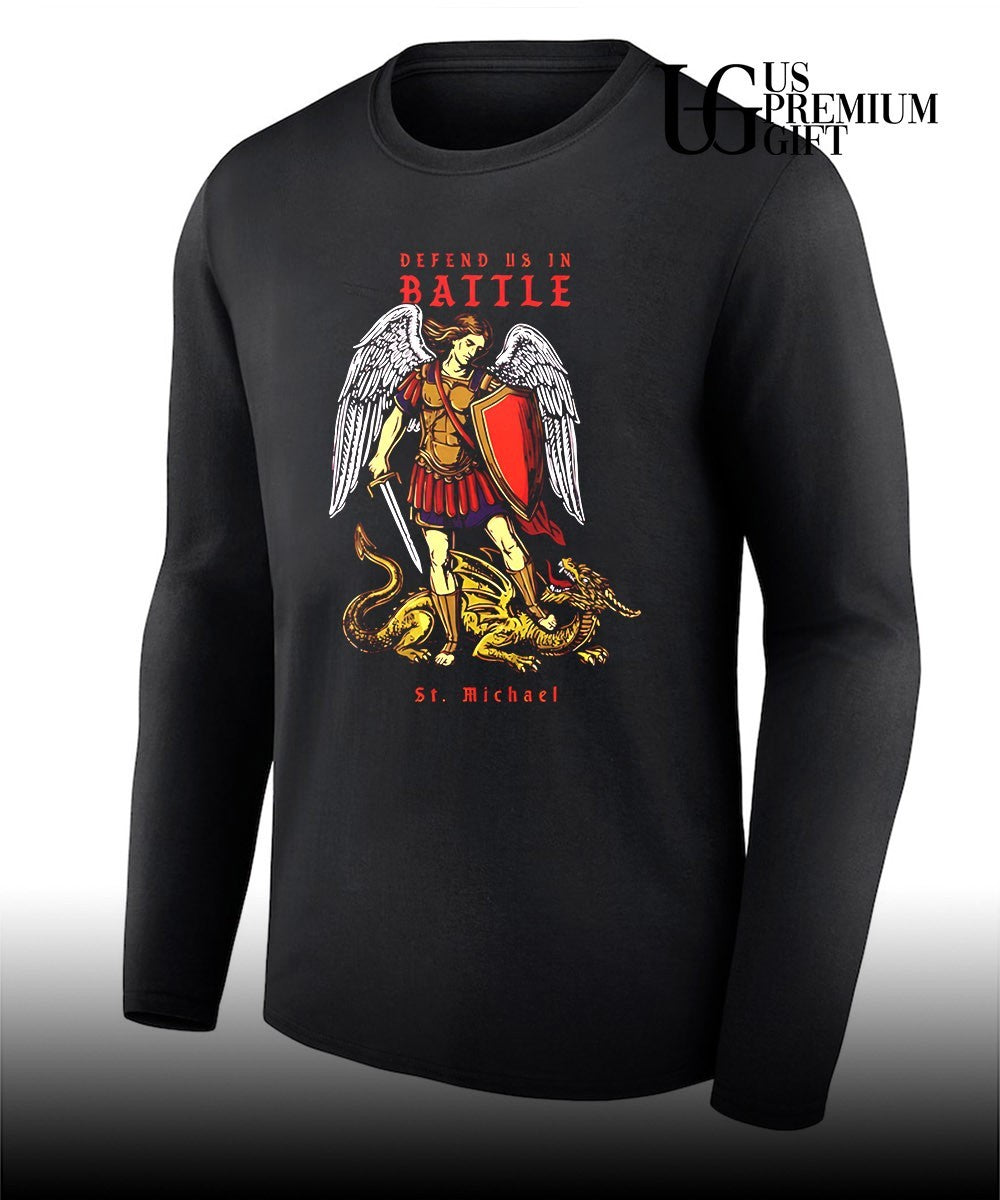 Defend us in Battle St Michael shirt