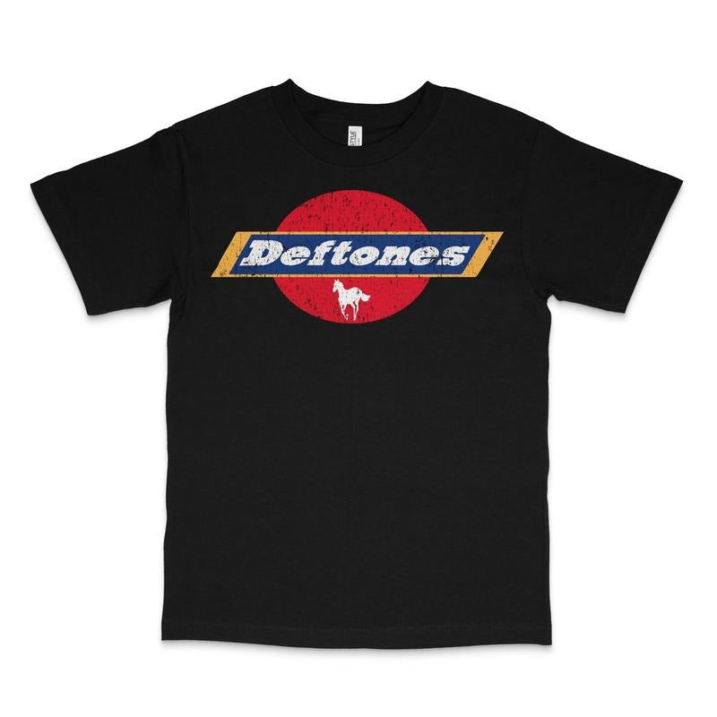 Deftones Circle Custom Printed T-shirt, Unisex Short Sleeve Casual 100% Cotton, Top Menswear Hoodie, Sweatshirt