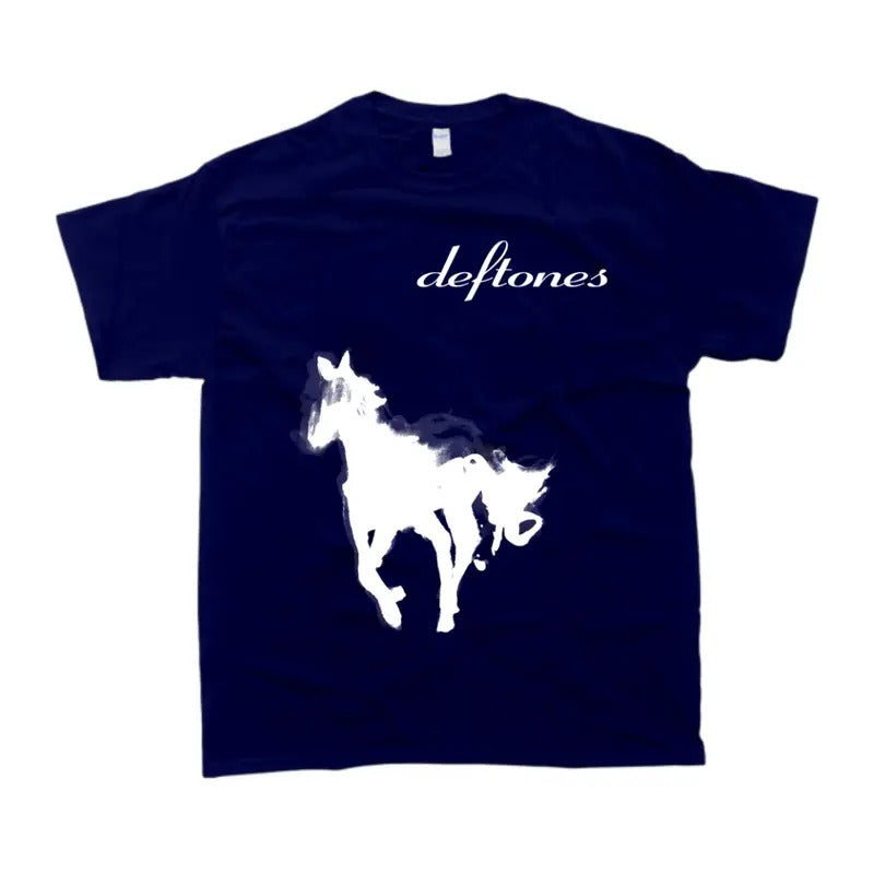 Deftones White Pony T-Shirt - Classic Fit, 100% Cotton - Menswear Graphic Tee Hoodie, Sweatshirt | UrbanDripWear.com