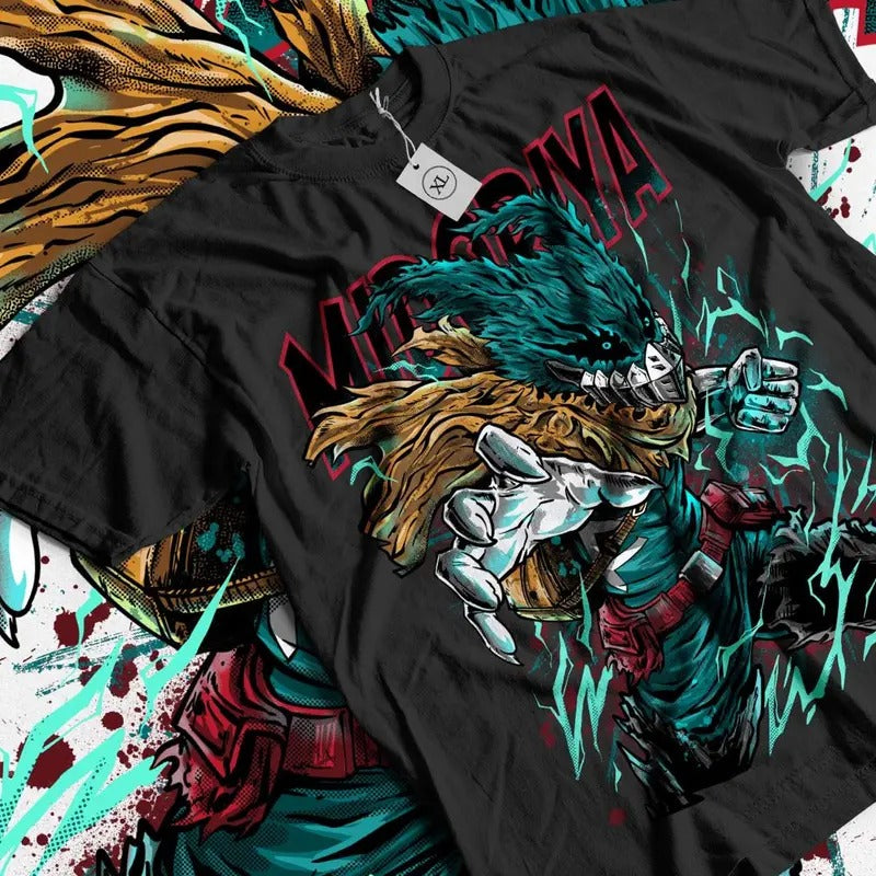 Deku T-Shirt Izuku Midoriya My Hero Academia My Hero Academia Anime Shirt Manga Shirt Anime Lovers Shirt Casual Cotton...