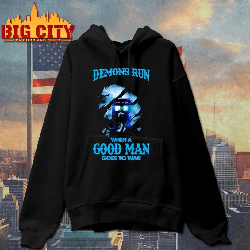 Demons Run When A Good Man Goes To War Doctor Who t-shirt
