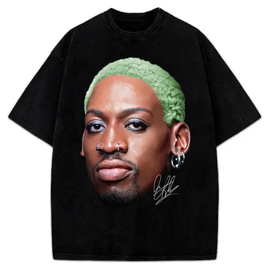 Dennis Green Hair flamboyant 90's Vintage Design Retro T-Shirt Cotton Menswear Hoodie, Sweatshirt | UrbanDripWear.com