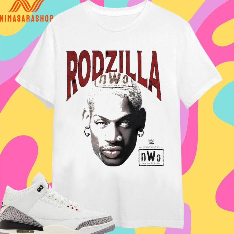 Dennis Rodman Grail Rodzilla Head Shirts