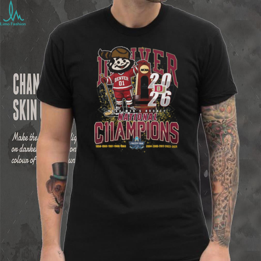 Denver Pioneers 2024 NCAA Men’s Hockey National Champions T Shirt