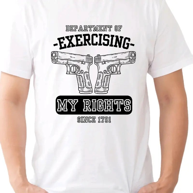 Department of Excersising my rights T-shirt Casual t shirt Hoodie, Sweatshirt | UrbanDripWear.com