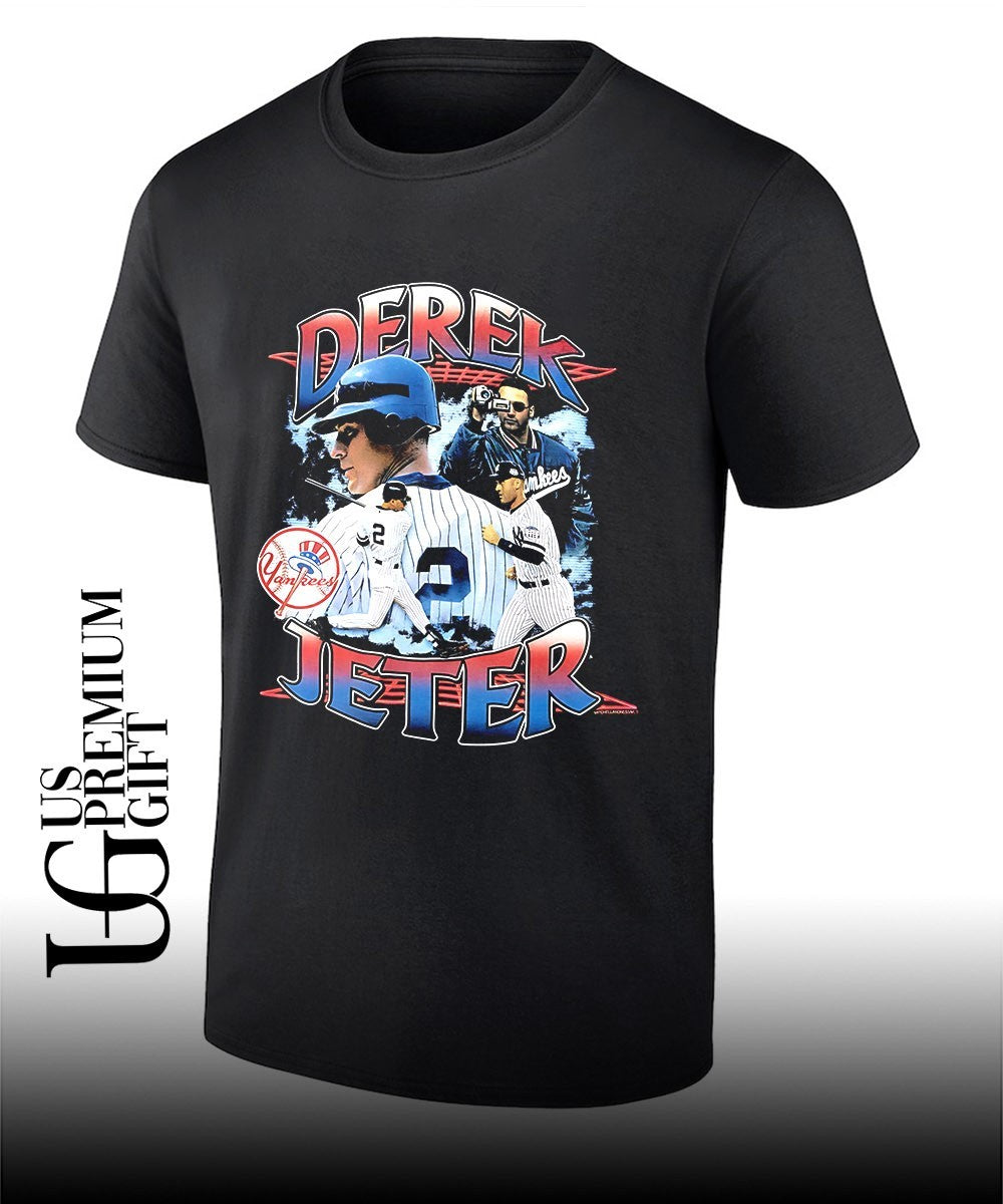 Derek Jeter New York Yankees baseball Cooperstown vintage shirt