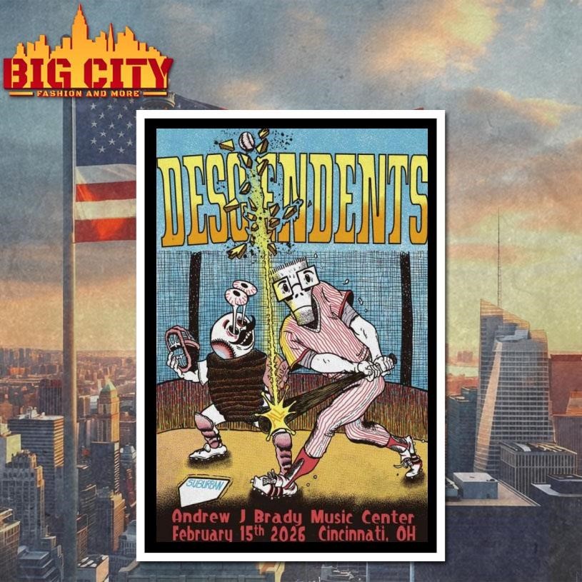 Descendents Feb 15th 2026 Cincinnati Poster Shirt