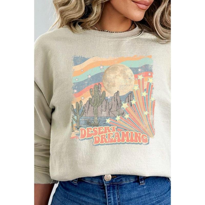 Desert Dreaming Heavy-weight Crew Sweatshirt T-Shirts, Hoodie | UrbanDripWear.com