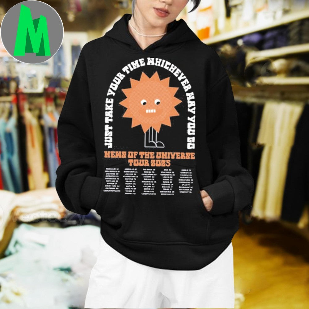Design 2025 La Luz News Of The Universe Tour Shirt