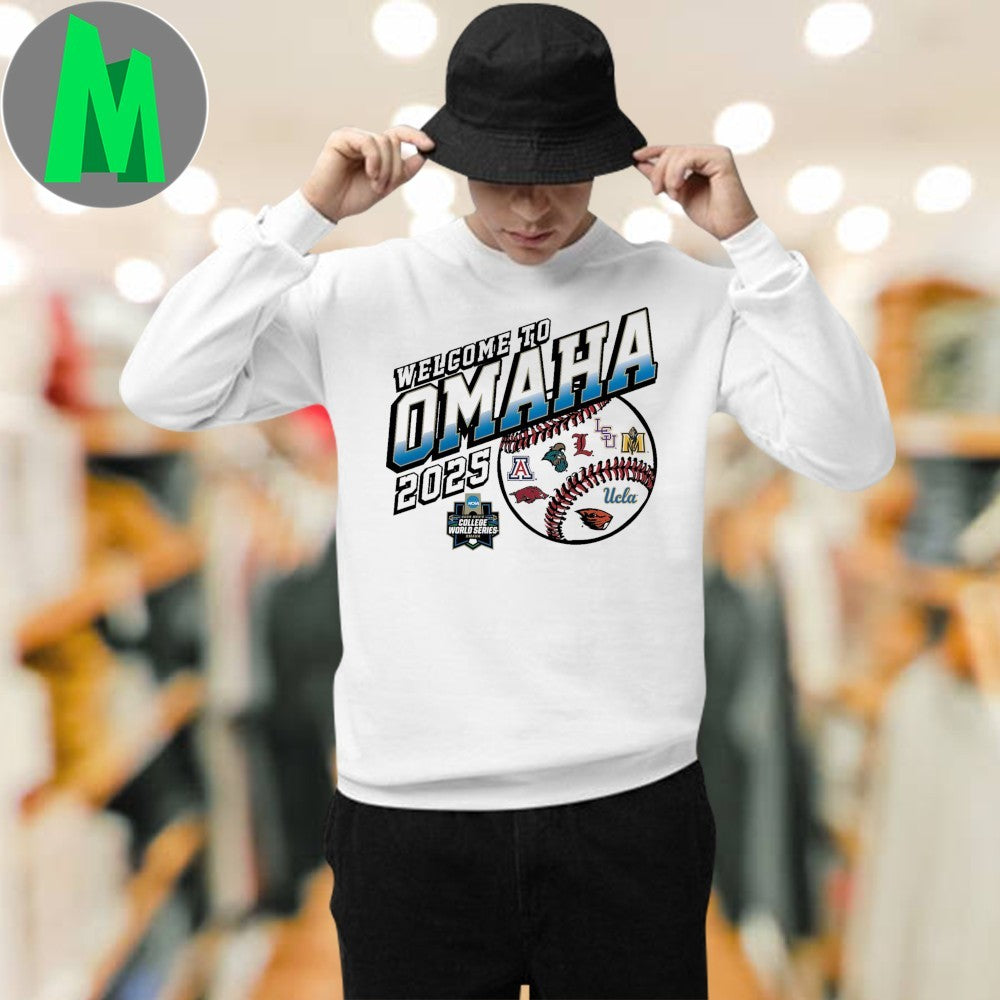 Design 2025 NCAA Men’s College World Series Omaha Baseball Shirt