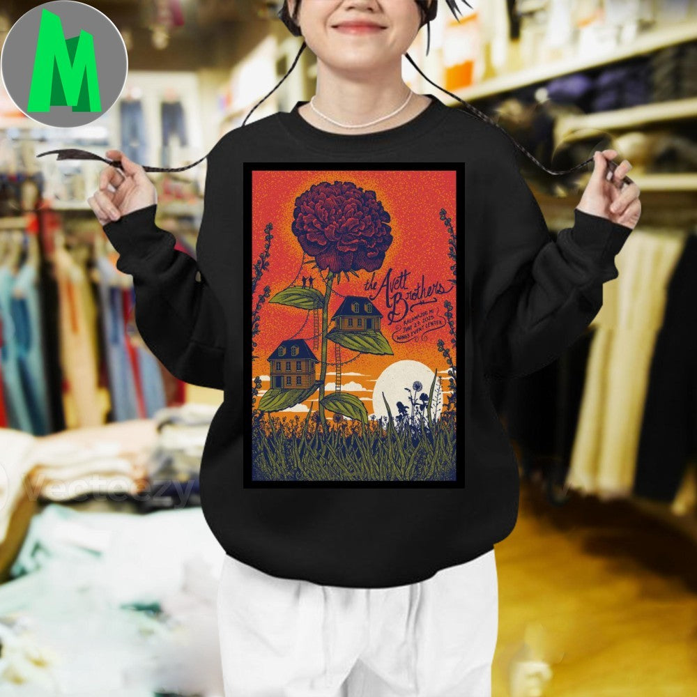 Design 2025 The Avett Brothers Kalamazoo, MI Show Poster Shirt