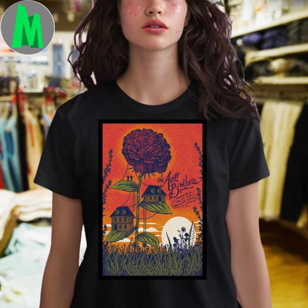 Design 2025 The Avett Brothers Kalamazoo, MI Show Poster Shirt