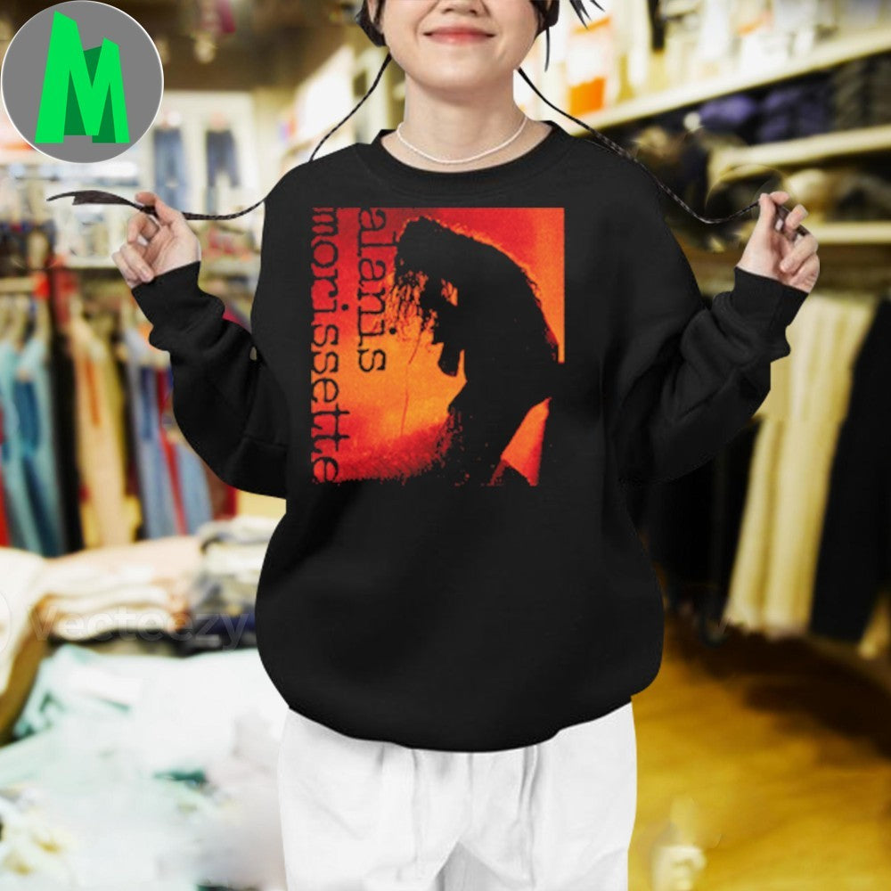 Design Alanis Orange Silhouette Shirt