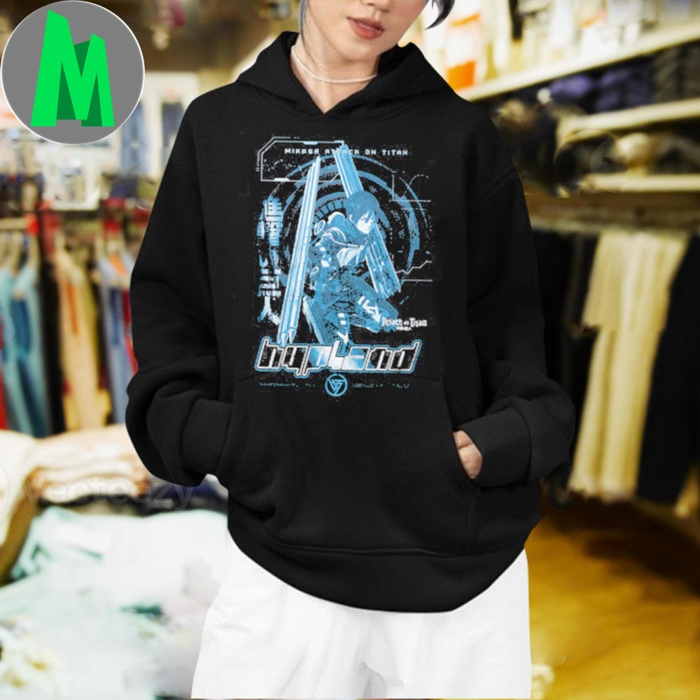 Design Attack on Titan Mikasa Ackerman Battle Shirt