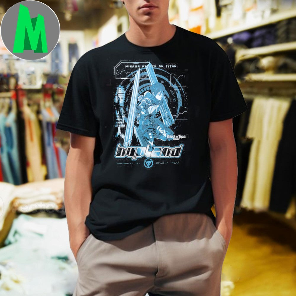 Design Attack on Titan Mikasa Ackerman Battle Shirt