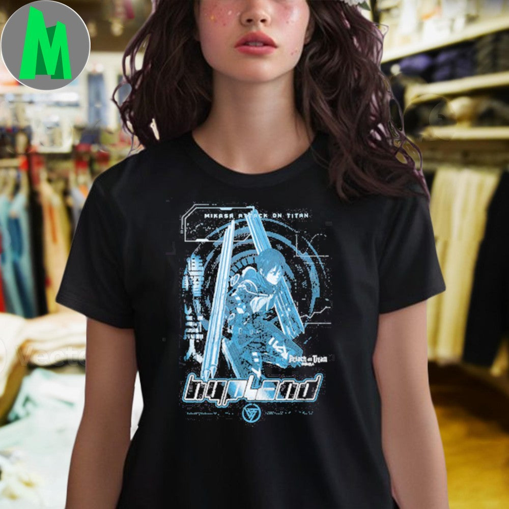 Design Attack on Titan Mikasa Ackerman Battle Shirt