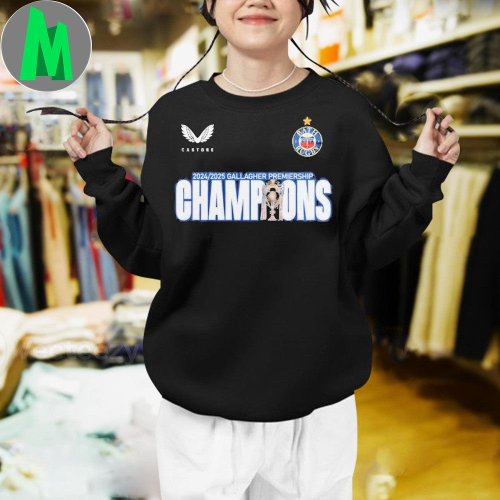 Design Bath Rugby Premiership Champions 2025 Treble Winners Shirt