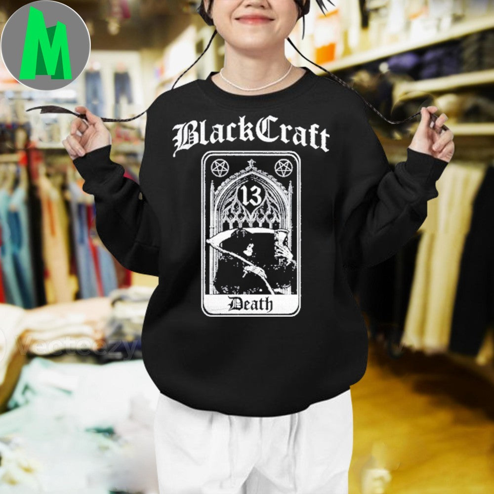 Design BlackCraftCult Death Tarot Card 13 Shirt