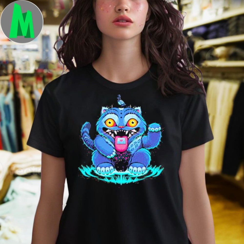 Design Blue Derpy Money Tiger Shirt
