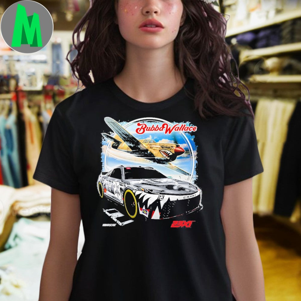 Design Bubba Wallace 23XI Racing Charcoal U.S. Air Force Car T-Shirt