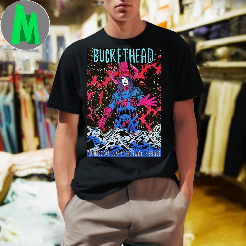 Design Buckethead Gothic Theatre in Englewood CO June 13 2025 Poster Shirt