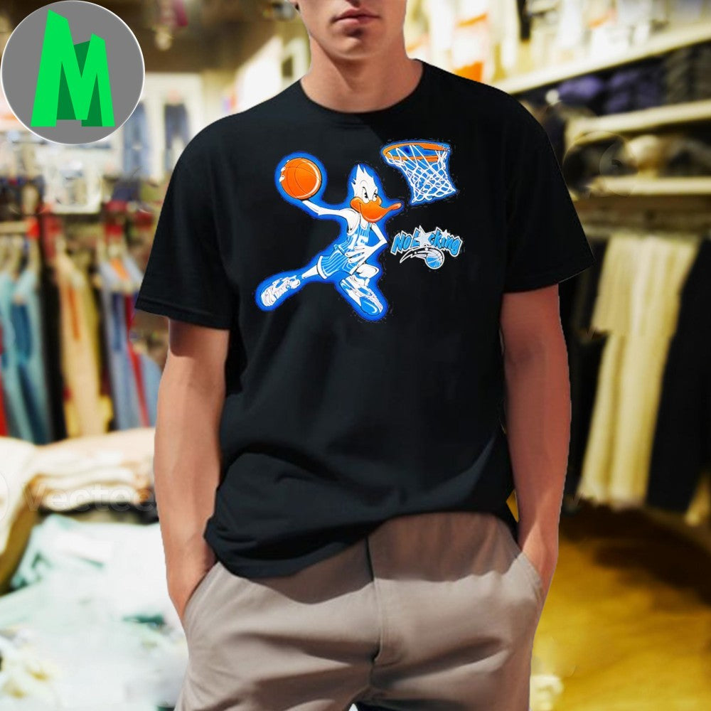 Design Cartoon Duck Basketball Player Graphic T-Shirt