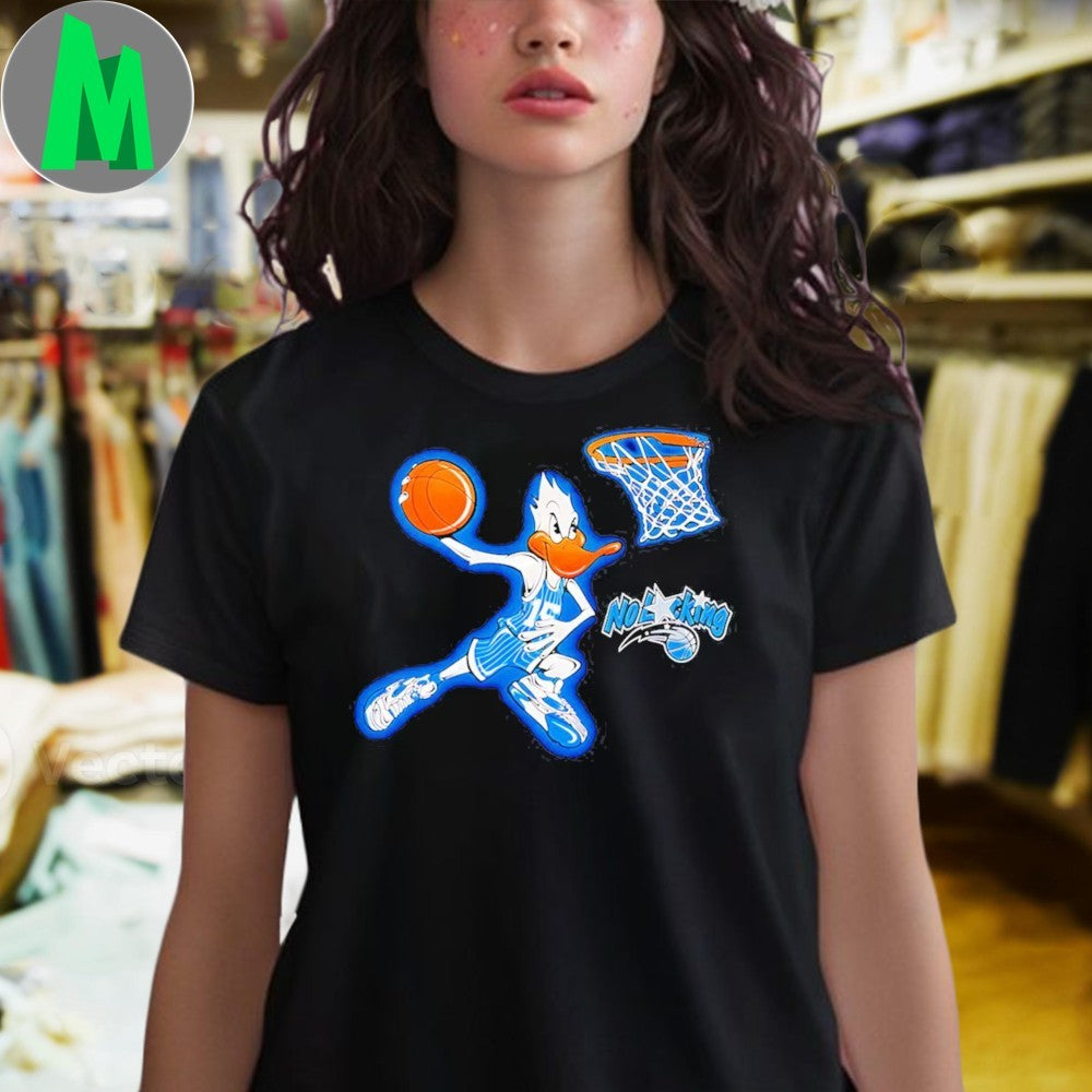 Design Cartoon Duck Basketball Player Graphic T-Shirt