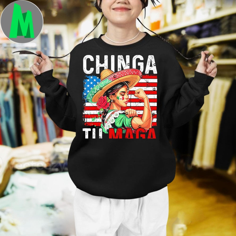 Design Chinga Tu MAGA PNG, Funny Mexico Shirt