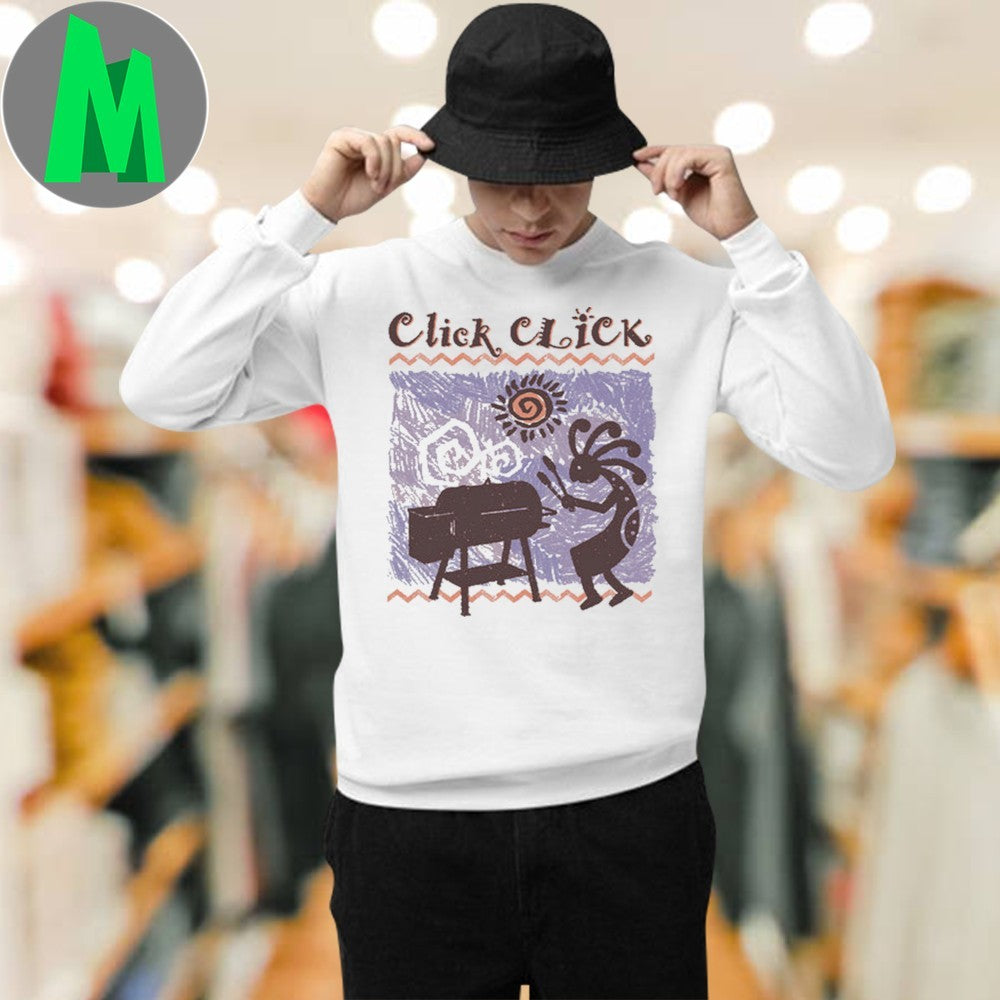 Design Click Click Native American Kokopelli BBQ Shirt