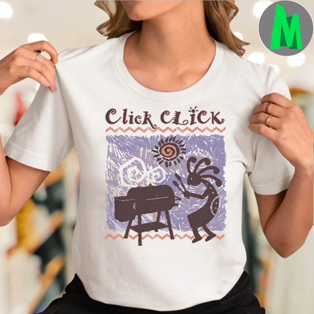Design Click Click Native American Kokopelli BBQ Shirt