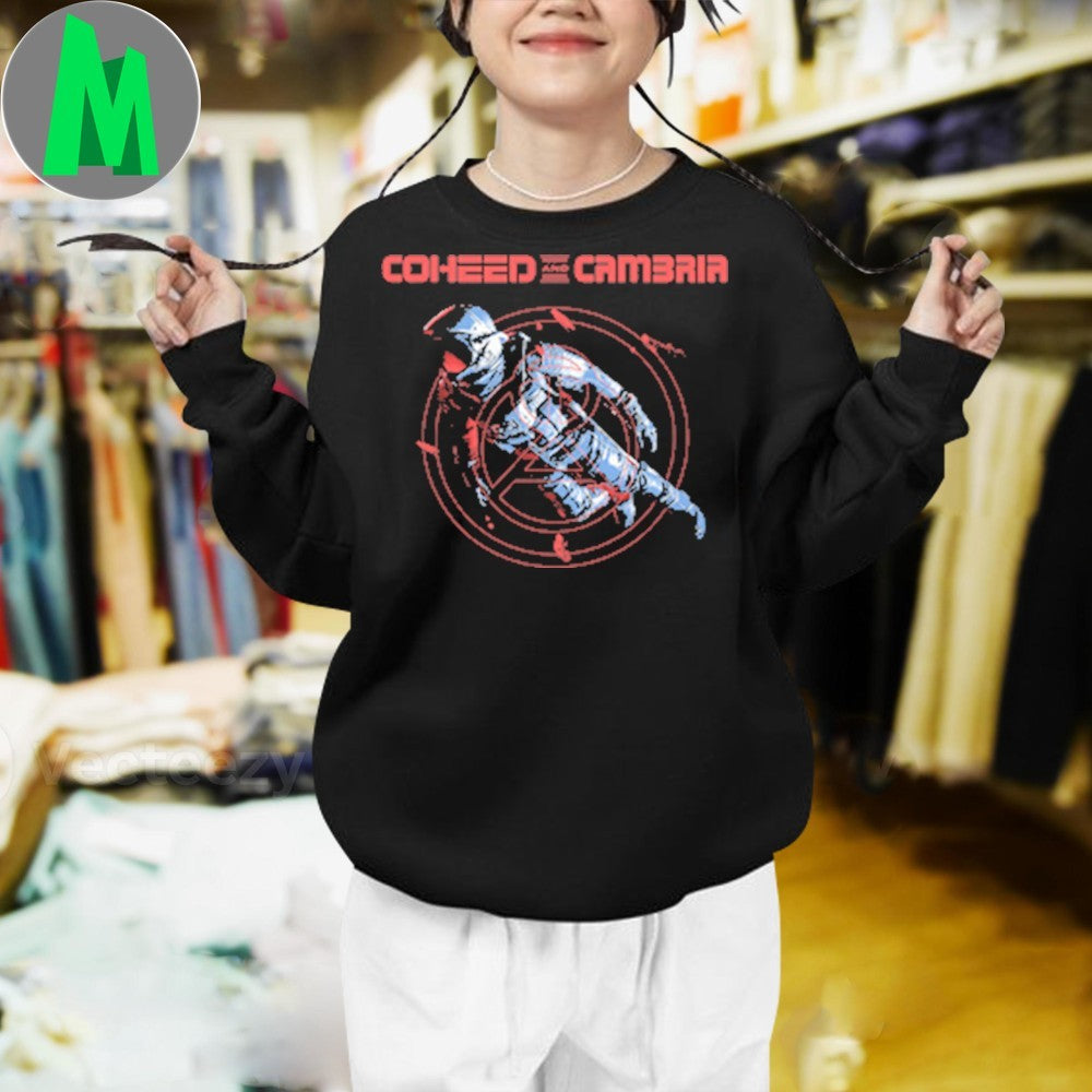 Design Coheed and Cambria Astronaut Logo Graphic T-Shirt