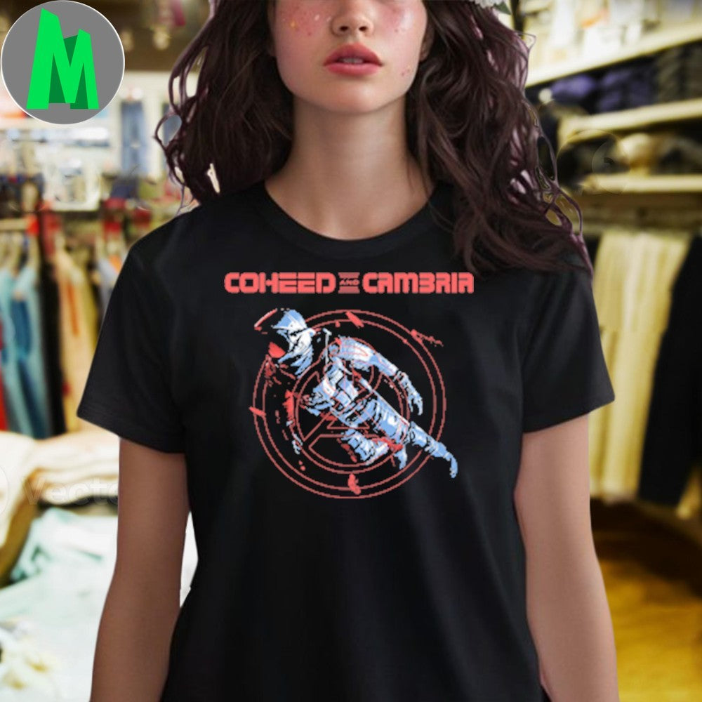 Design Coheed and Cambria Astronaut Logo Graphic T-Shirt