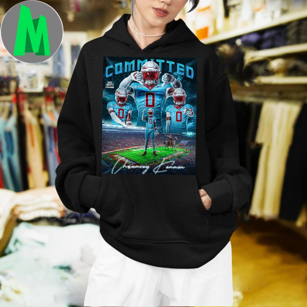 Design Committed Hayes Fawcett 3 Rivals Football Recruit T-Shirt