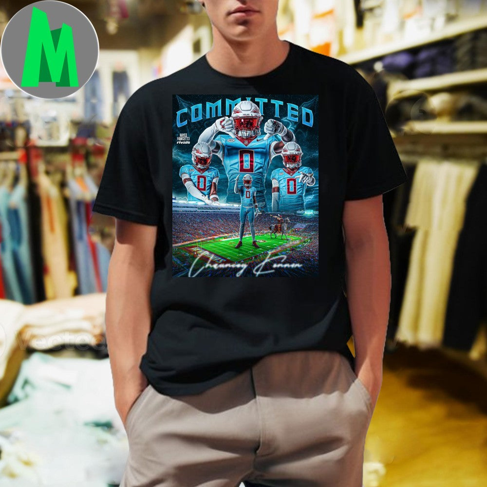 Design Committed Hayes Fawcett 3 Rivals Football Recruit T-Shirt