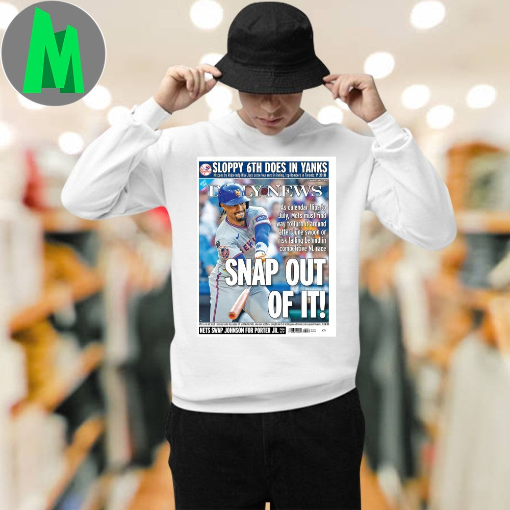 Design Daily News Snap Out Of It Yankees Baseball T-Shirt