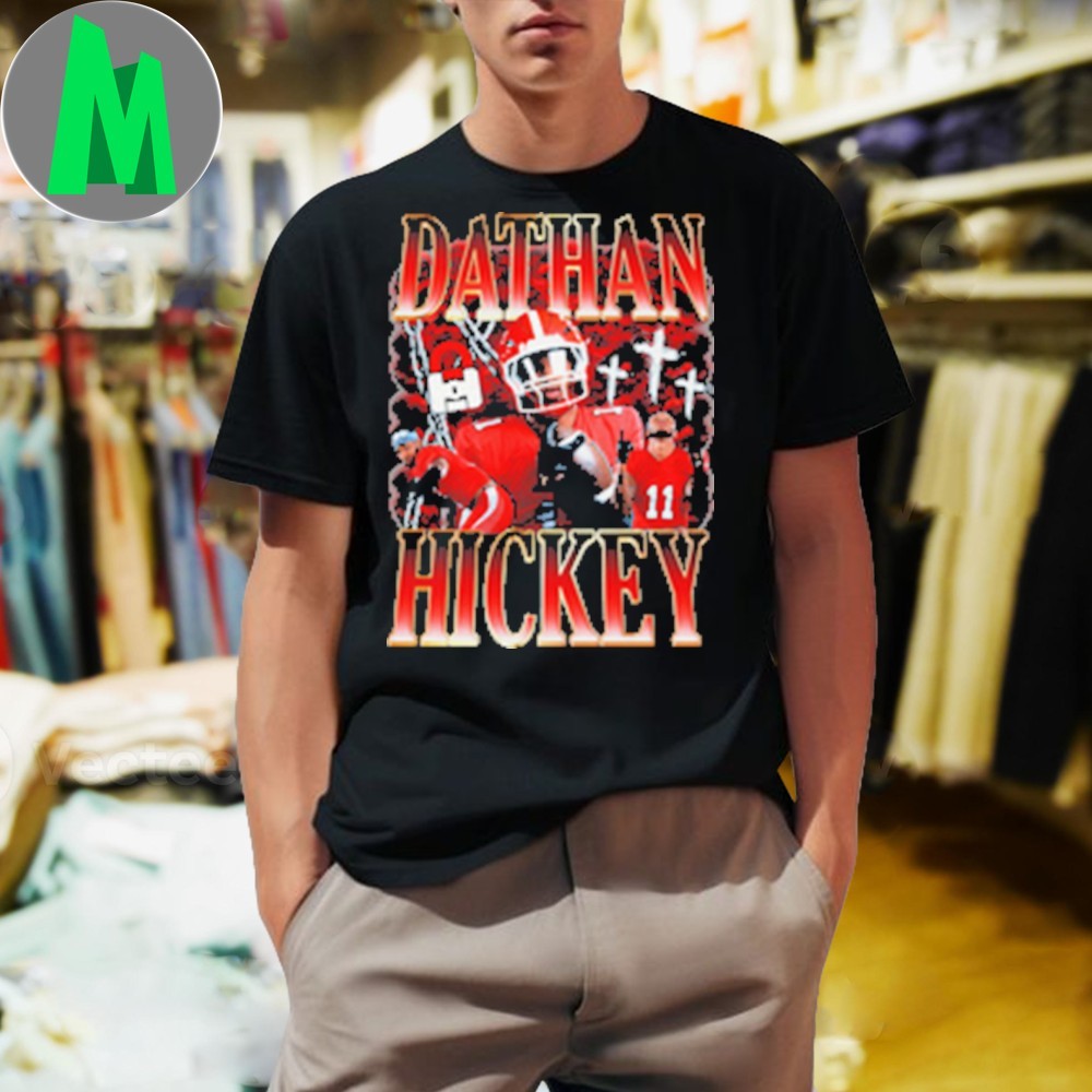 Design Dathan Hickey #11 Football Player Graphic T-Shirt