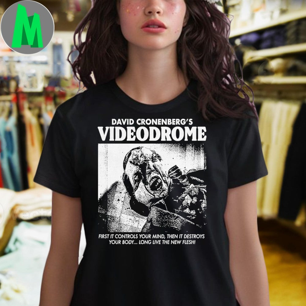 Design David Cronenberg’s Videodrome Cult Classic Horror T-Shirt