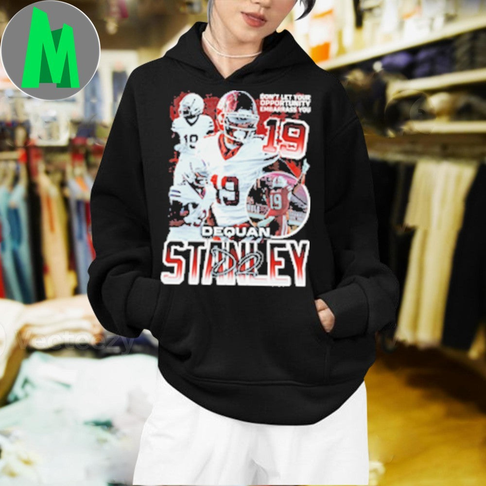 Design Dequan Stanley #19 Football Player Fan Shirt