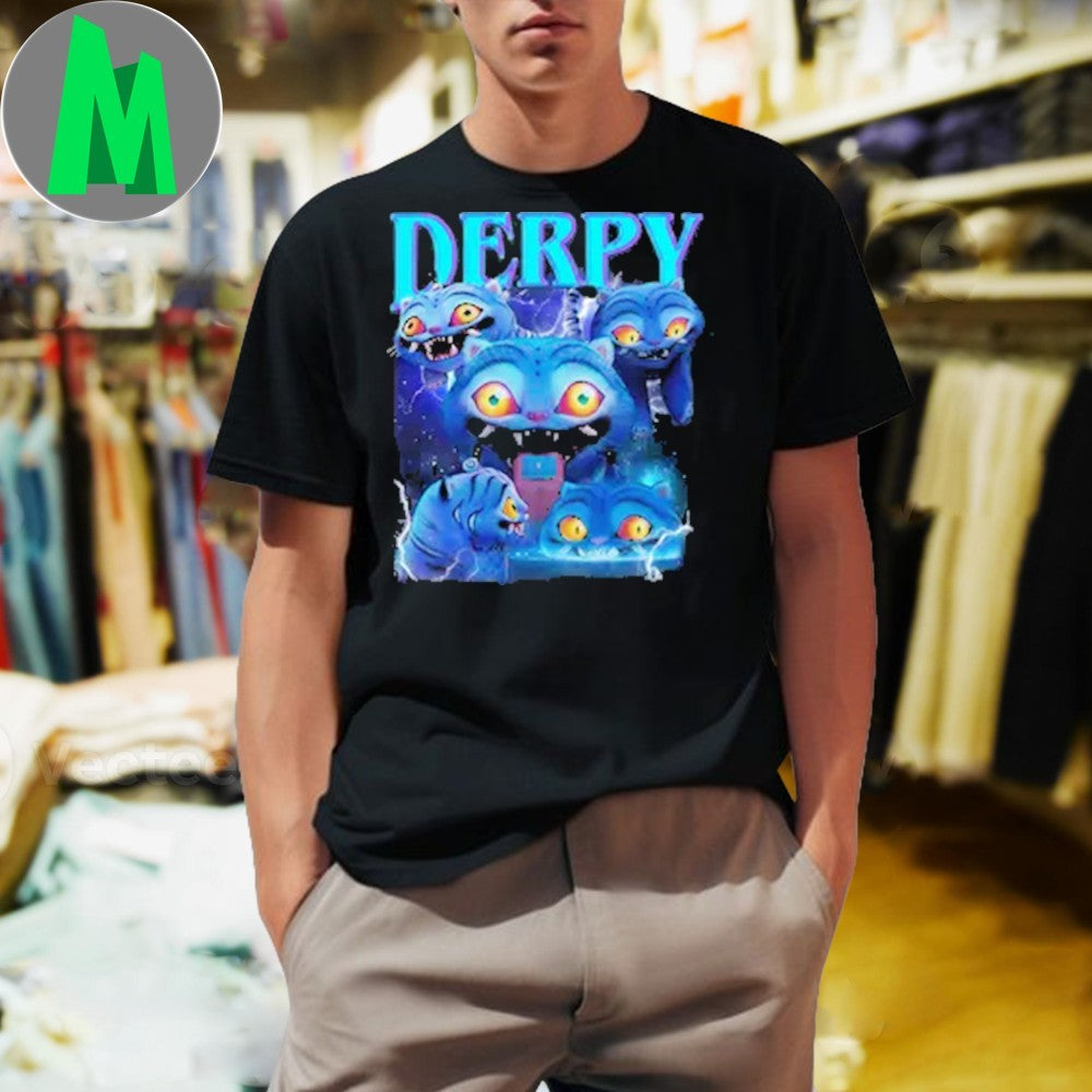 Design Derpy K-Pop Demon Hunter Cats Graphic T-Shirt