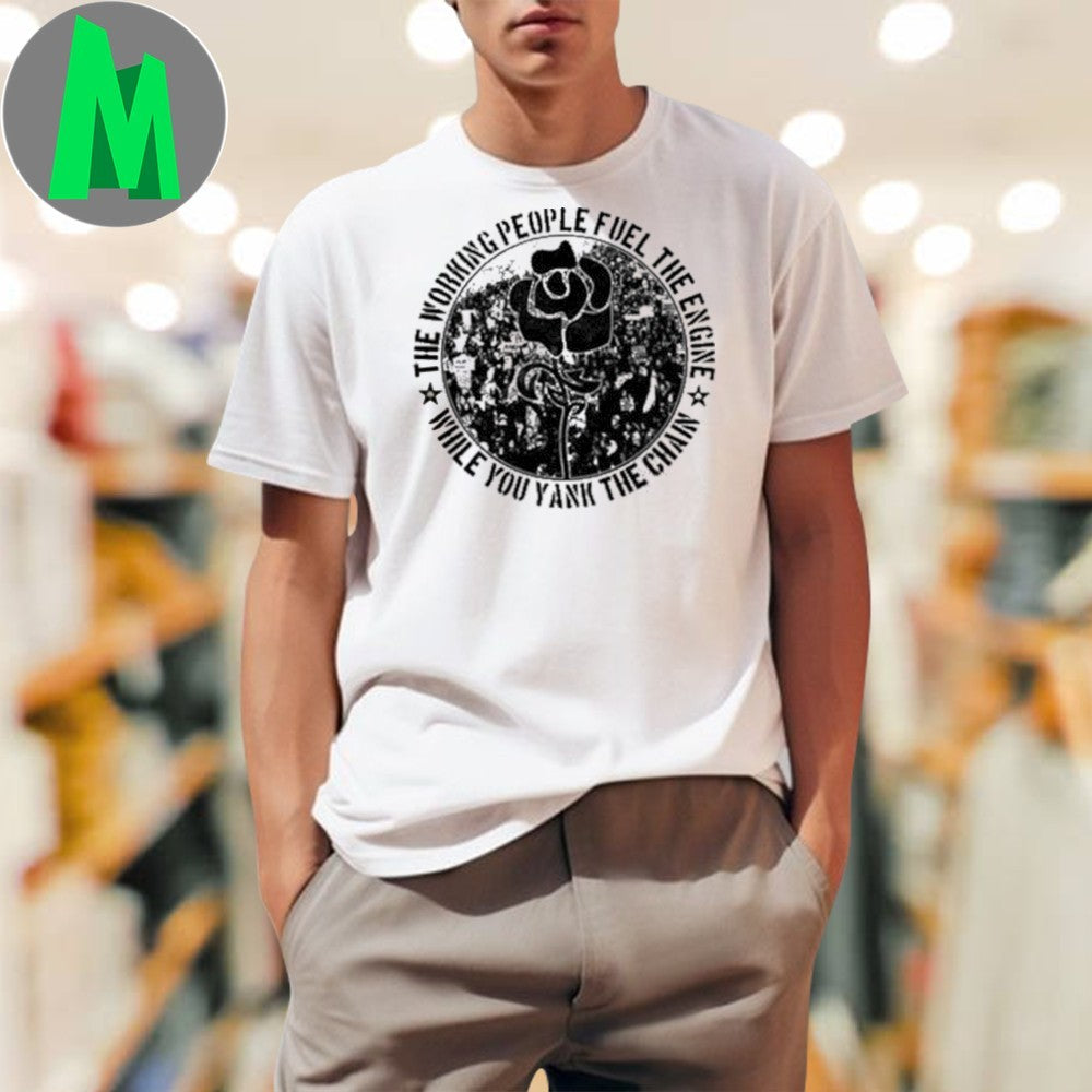 Design Dropkick Murphys Punk Rock For The People Working Class Yank The Chain Band Merch Shirt