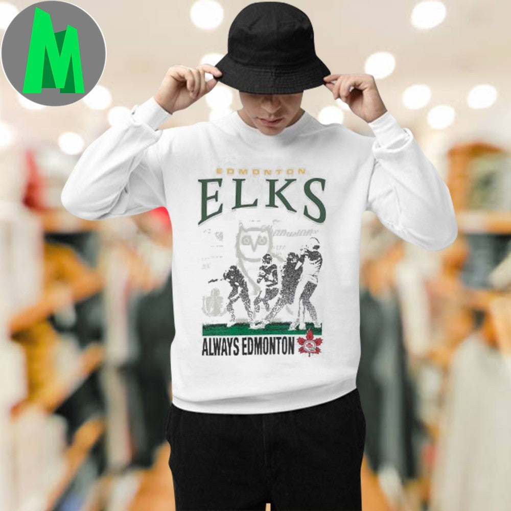 Design Edmonton Elks New Era OVO X CFL Shirt