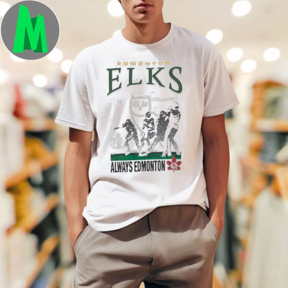 Design Edmonton Elks New Era OVO X CFL Shirt