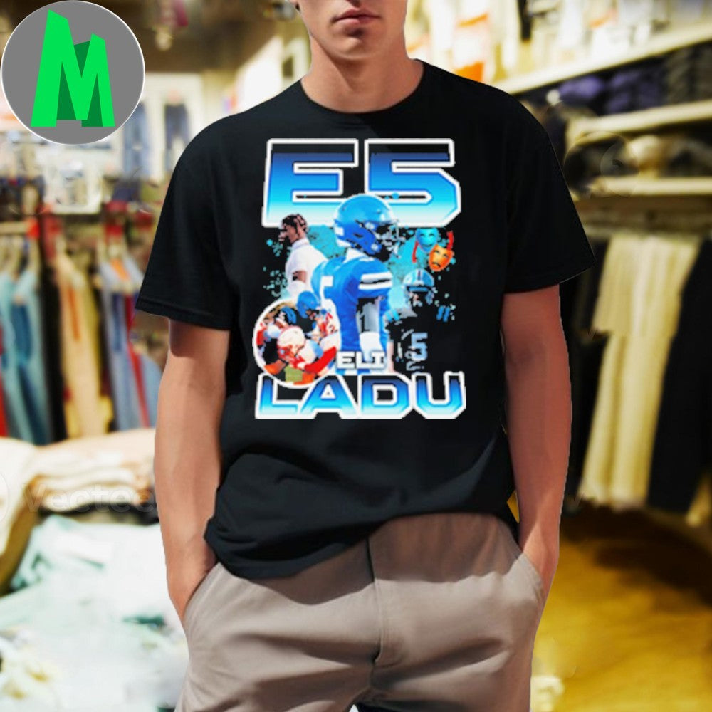 Design Eli Ladu #5 Football Player Shirt