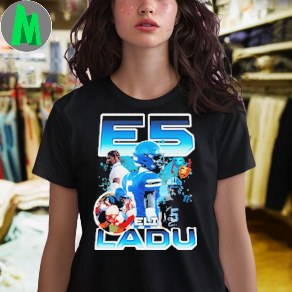 Design Eli Ladu #5 Football Player Shirt